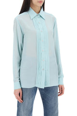 Tom Ford silk shirt with plastron