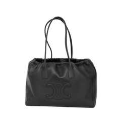 Cabas Drawstring Cuir Triomphe Shoulder Bag