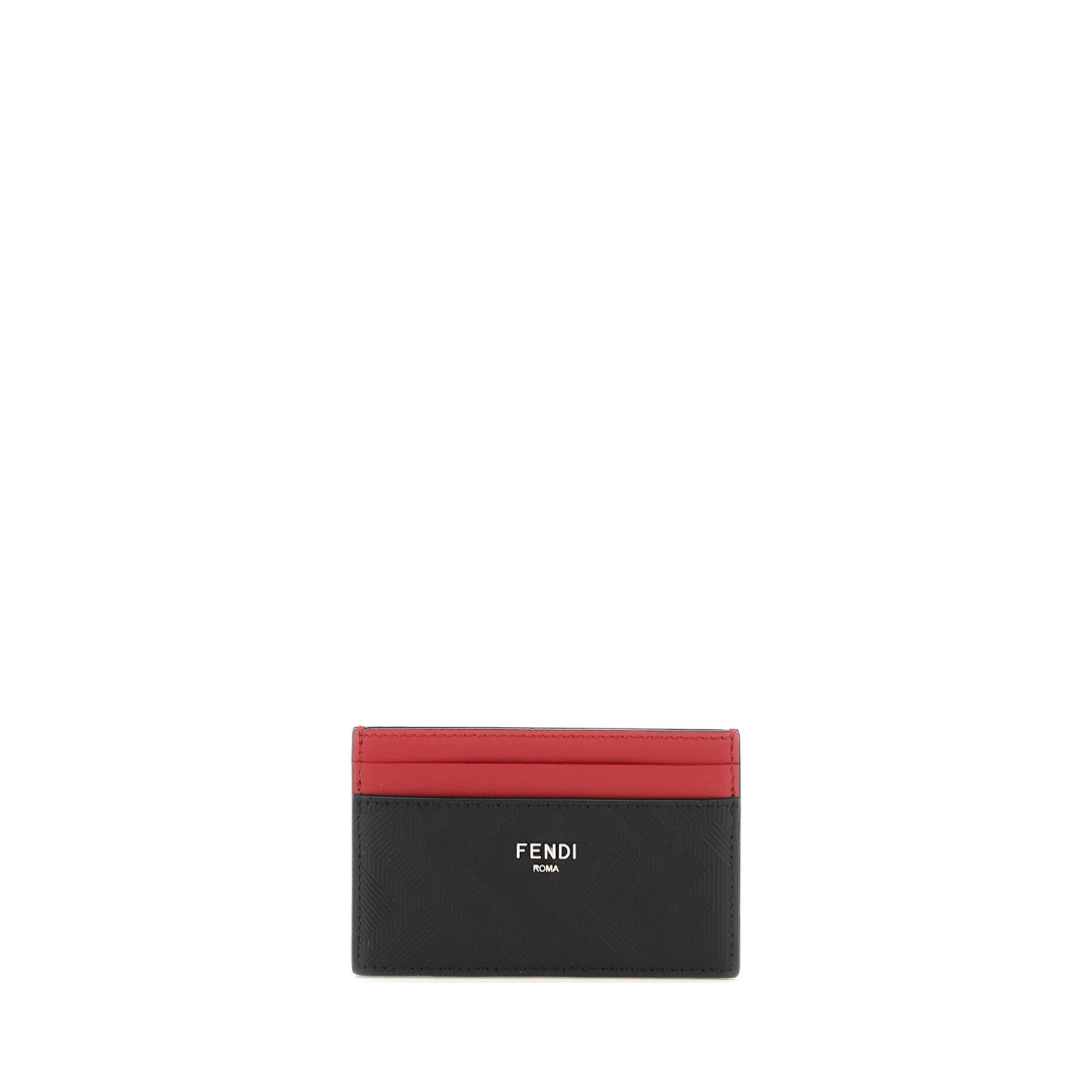 Shadow Card Holder Black Leather Card Holder