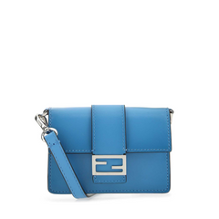 FF Baguette Crossbody Bag, Silver Hardware