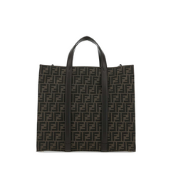 Ff Jacquard Shopper Ff Jacquard Fabric Bag