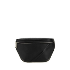 Shadow Diagonal Belt Bag Black Leather Belt Bag