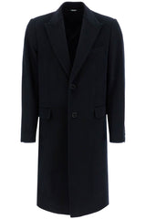 single-breasted cashmere coat