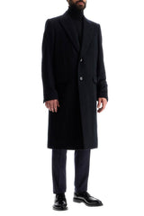 single-breasted cashmere coat