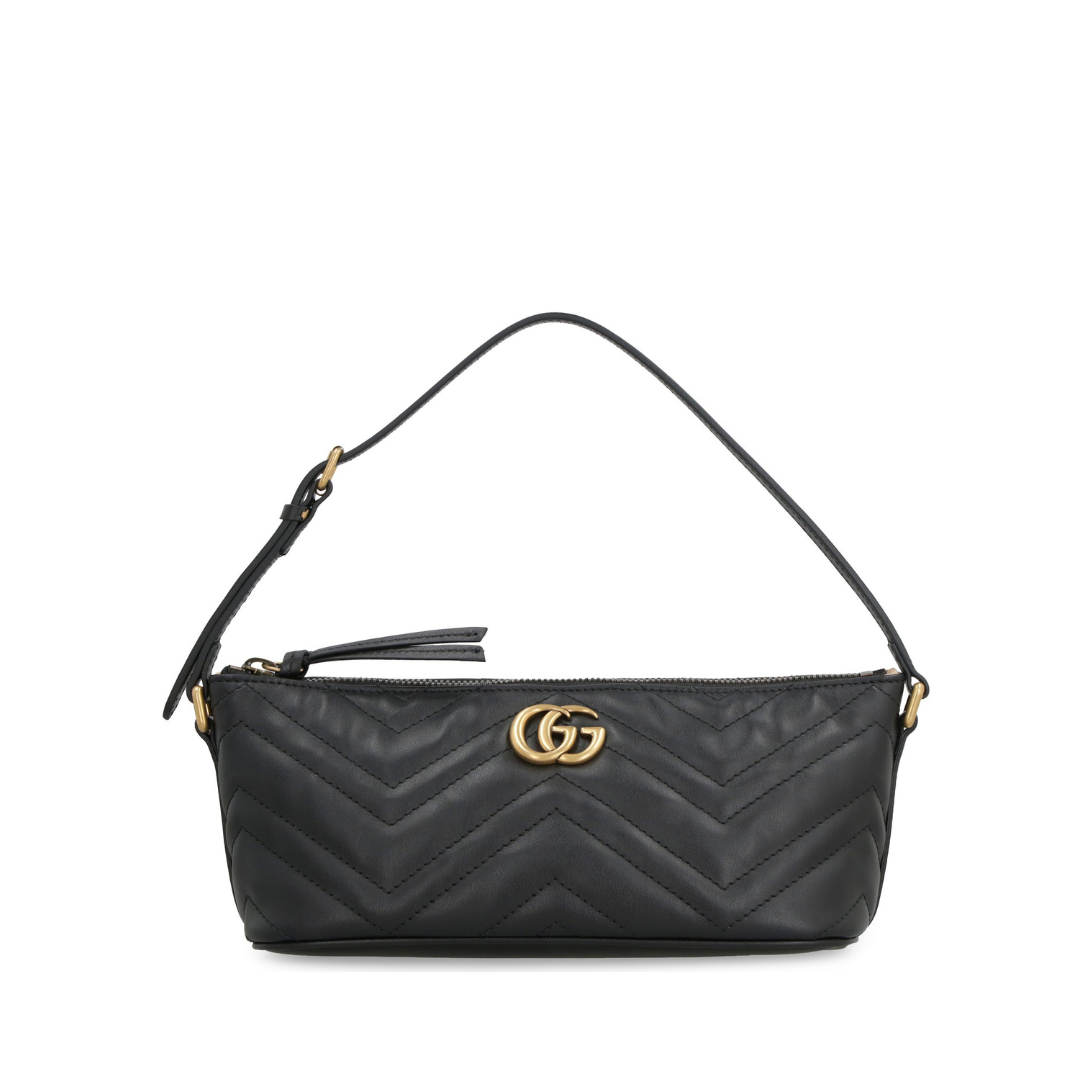 Gg Marmont Shoulder Bag Black