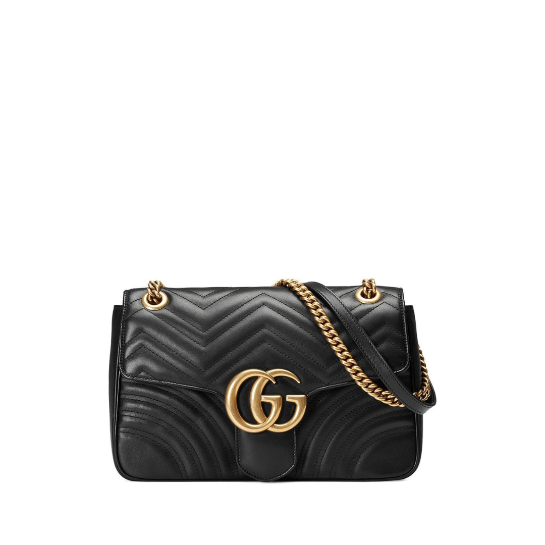 Marmont Shoulder Bag, Gold Hardware