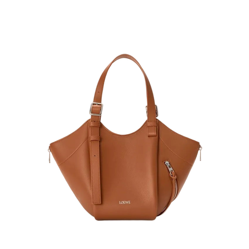 Hammock Flip Classic Calfskin Shoulder Bags - Squirrel