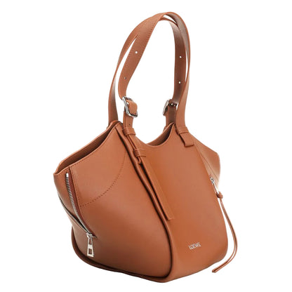 Hammock Flip Classic Calfskin Shoulder Bags - Squirrel
