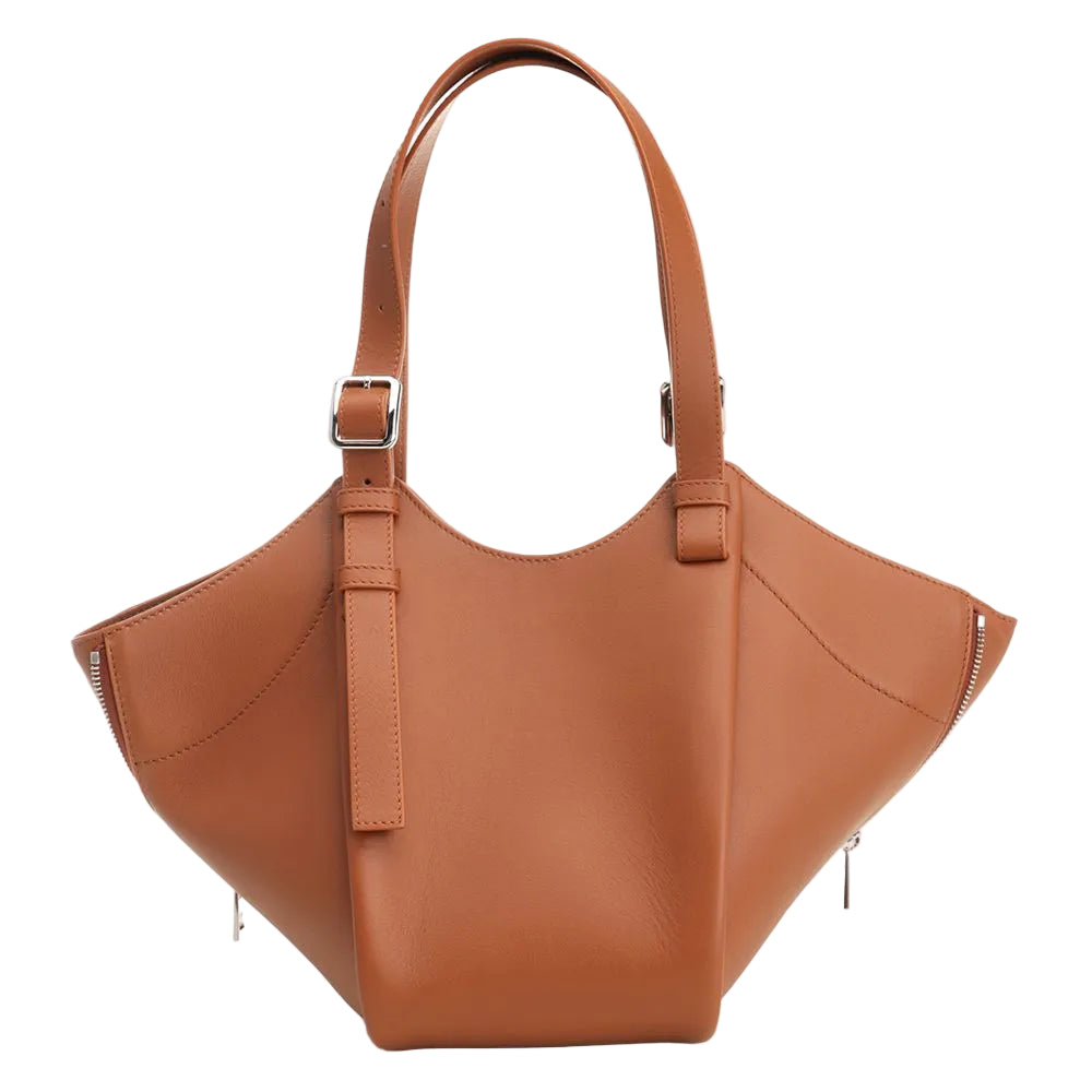 Hammock Flip Classic Calfskin Shoulder Bags - Squirrel