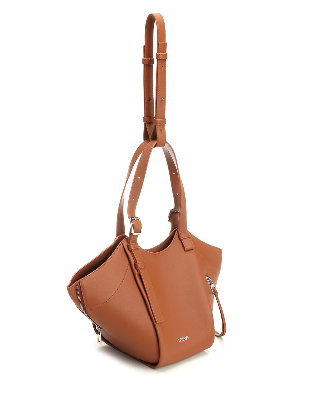 Hammock Flip Classic Calfskin Shoulder Bags - Squirrel