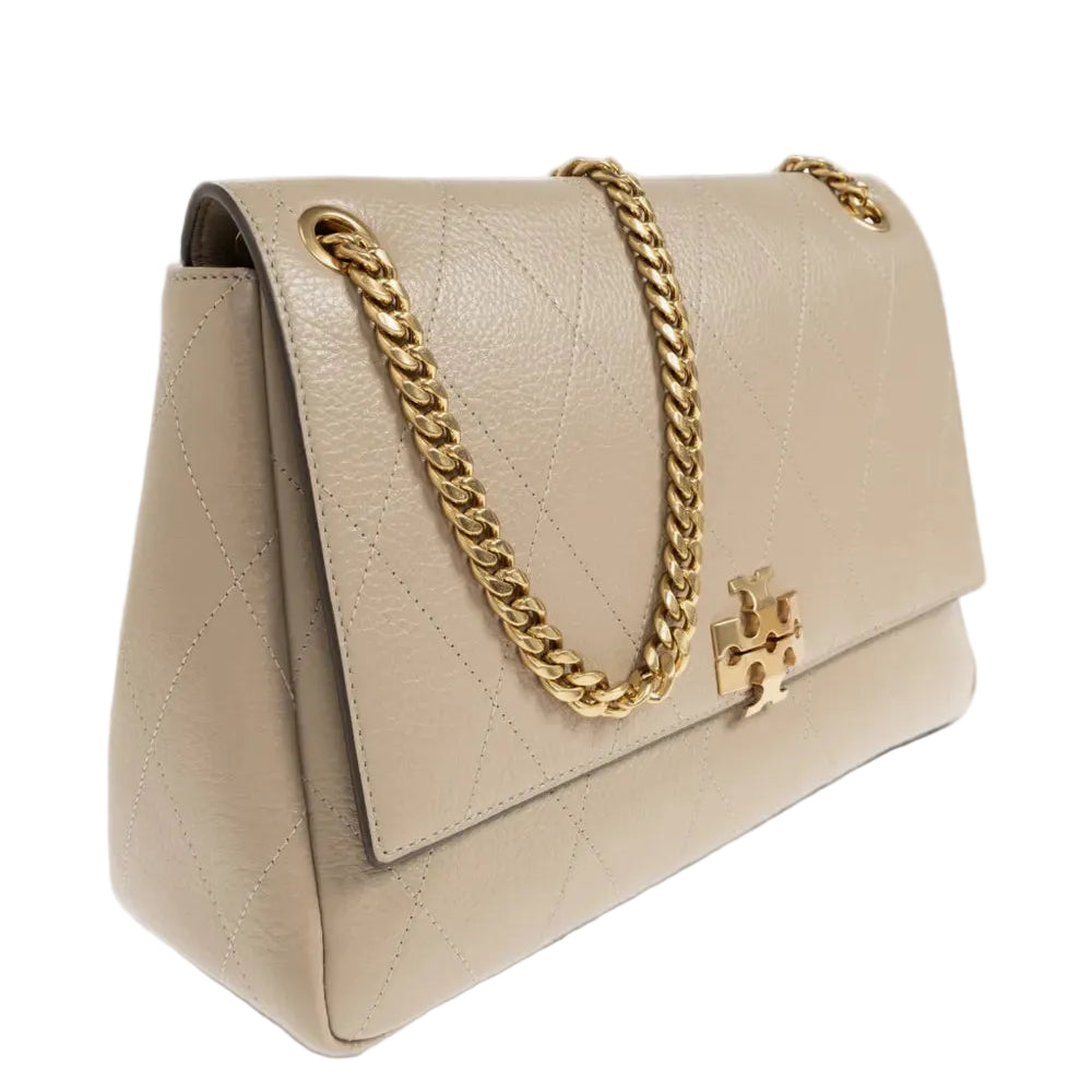 Charlie Quilted Shoulder Bags - Beige