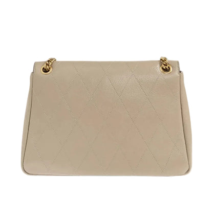 Charlie Quilted Shoulder Bags - Beige