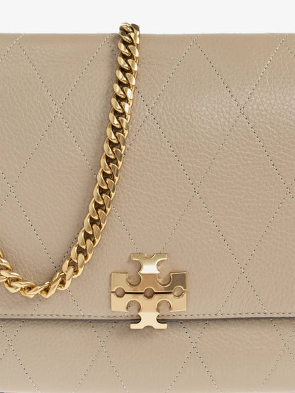 Charlie Quilted Shoulder Bags - Beige