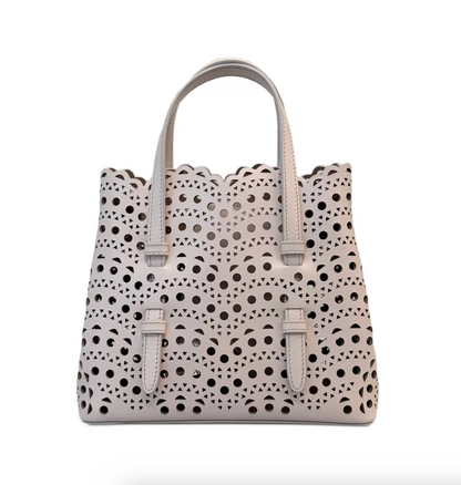 Mina 20 Calfskin Crossbody - Rose Pale