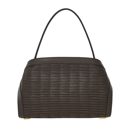 Hug Soft Medium Calfskin Tote Bag - Moro (Dark Brown)