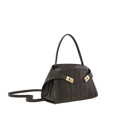 Hug Soft Medium Calfskin Tote Bag - Moro (Dark Brown)