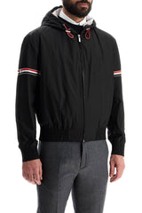 short jacket with tricolor inserts