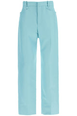 Tom Ford wallis cigarette pants in hopsack fabric