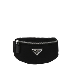 Crystal Embellished Pouch, Silver Hardware