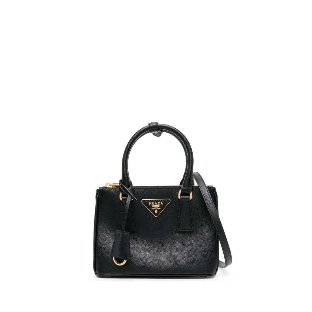 Galleria Mini Top Handle Bag, Gold Hardware