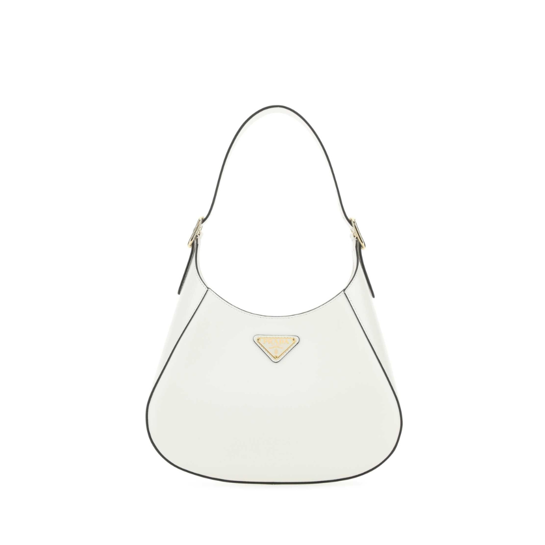 Logo Plaque Zip-Up Hobo Bag