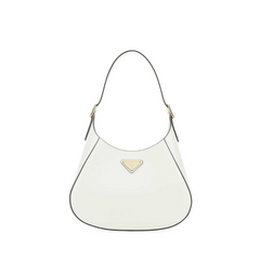 Logo Plaque Zip-Up Hobo Bag