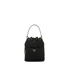 Small Bucket Bag, Gold Hardware