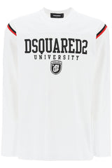 Dsquared2 long-sleeved varsity t-shirt