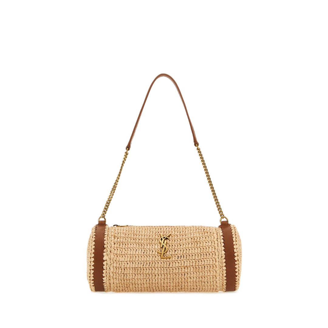 Cassandre Cylindrical Shoulder Bag, Gold Hardware