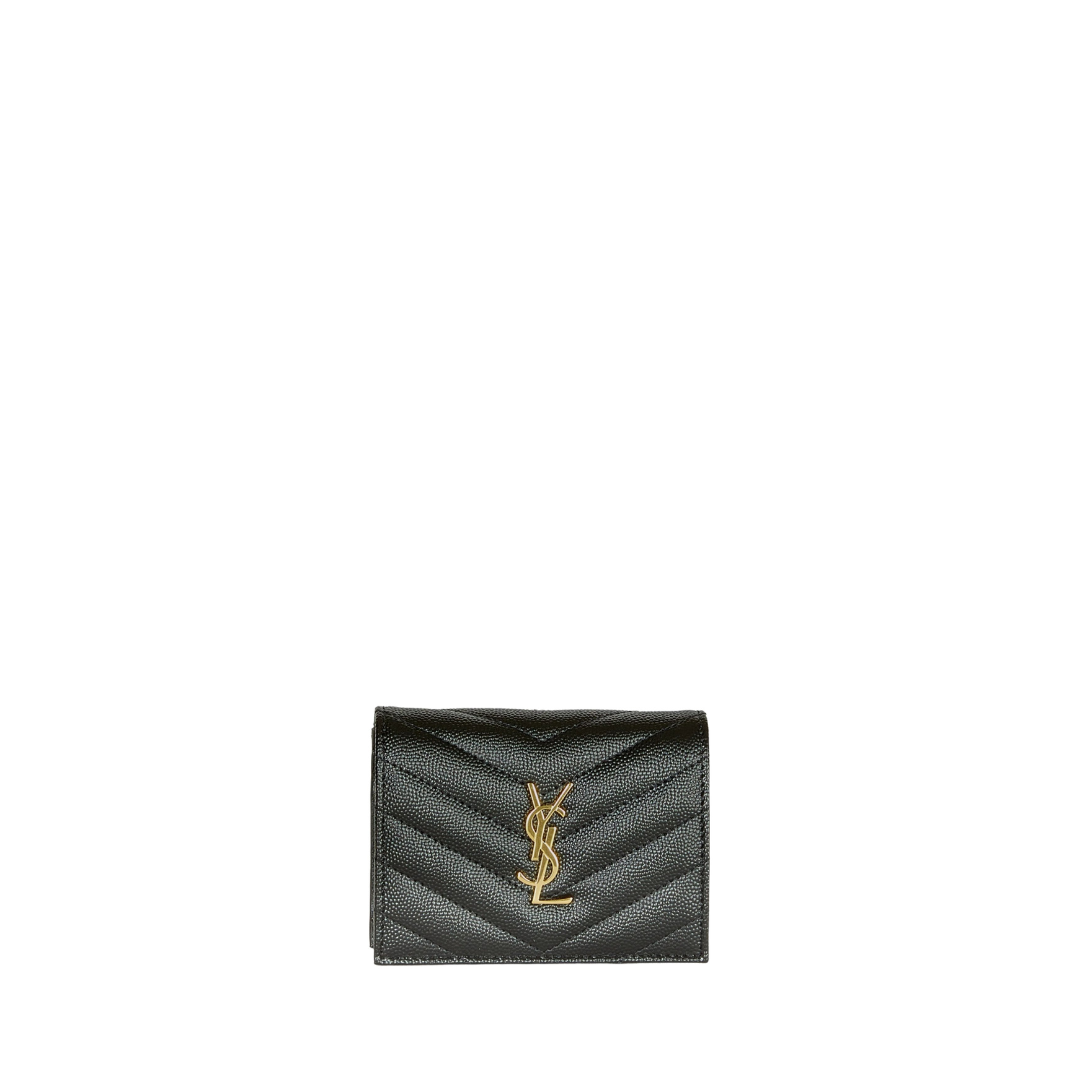 Cassandre Flap Cardholder, Gold Hardware