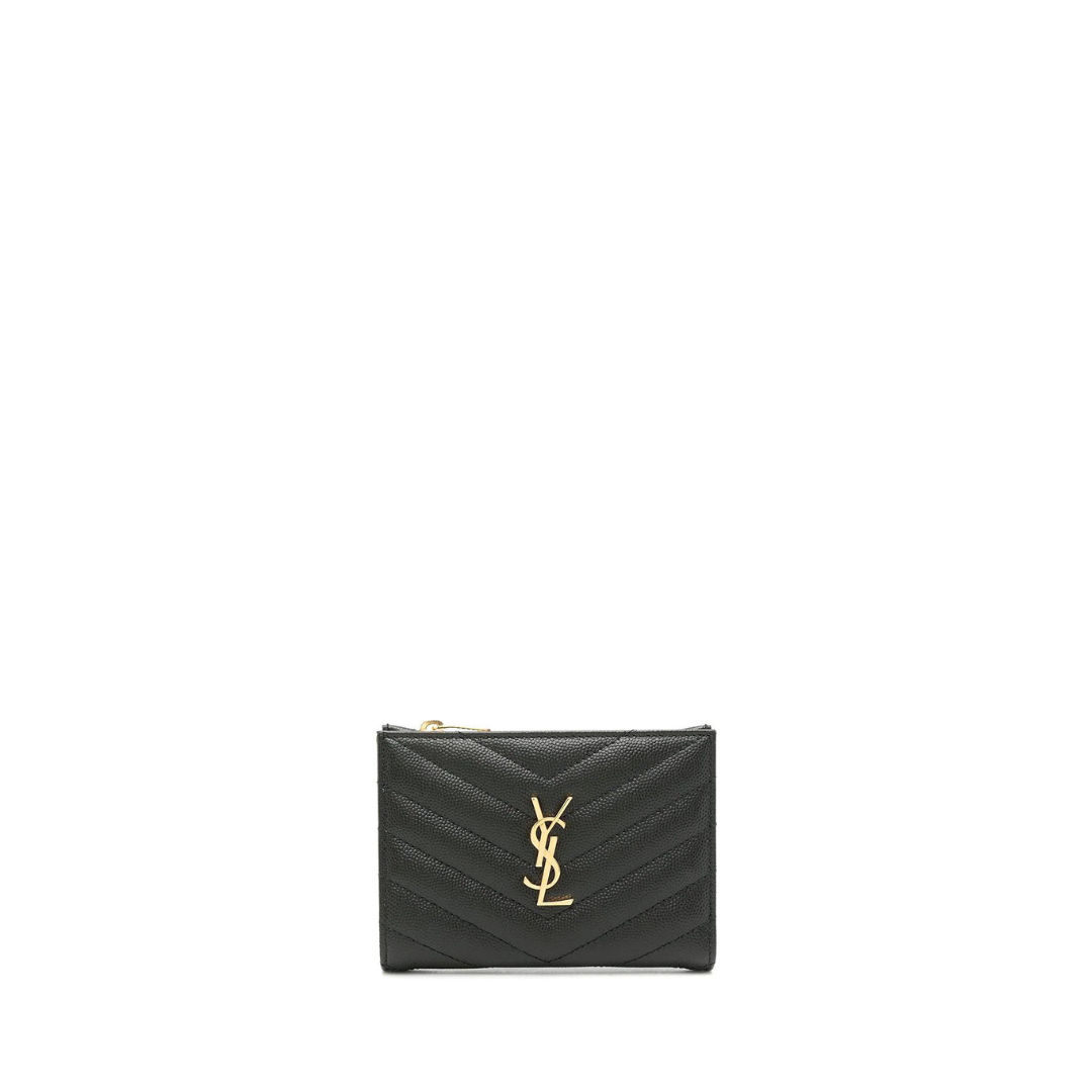 Cassandre Vertical Wallet, Gold Hardware