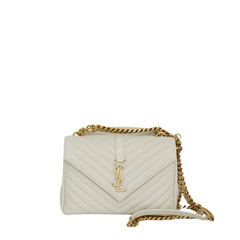 College Medium Shoulder Bag, Gold Hardware