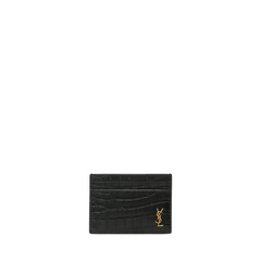 Croc-Embossed Cardholder