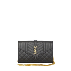 Envelope Quilted Crossbody Bag Gold Hardware (1880589)