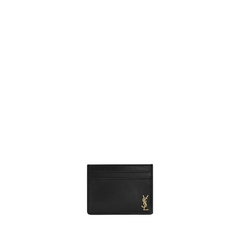 Leather Cardholder, Gold Hardware