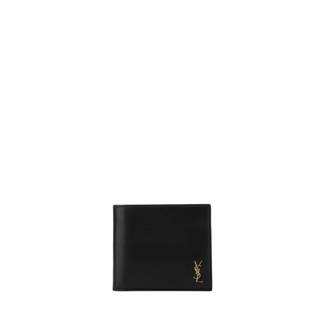 Logo Plaque Bifold Wallet