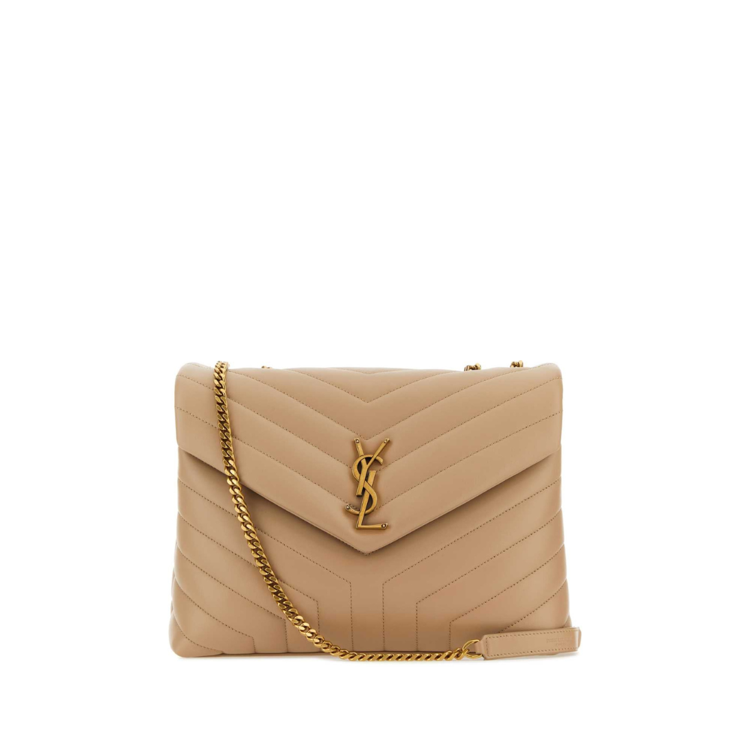 Loulou Medium Shoulder Bag, Gold Hardware