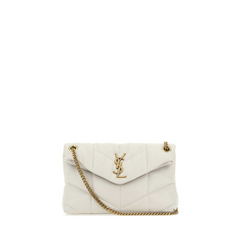 Puffer Small Shoulder Bag, Gold Hardware