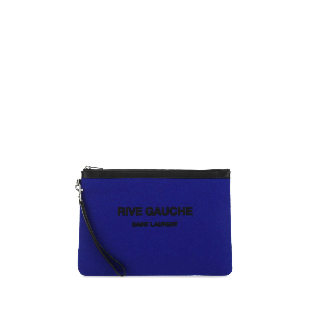 Rive Gauche Clutch, Silver Hardware