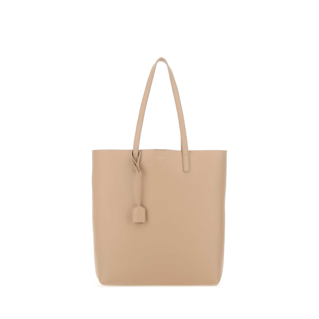 Beige Shopping Tote Bag