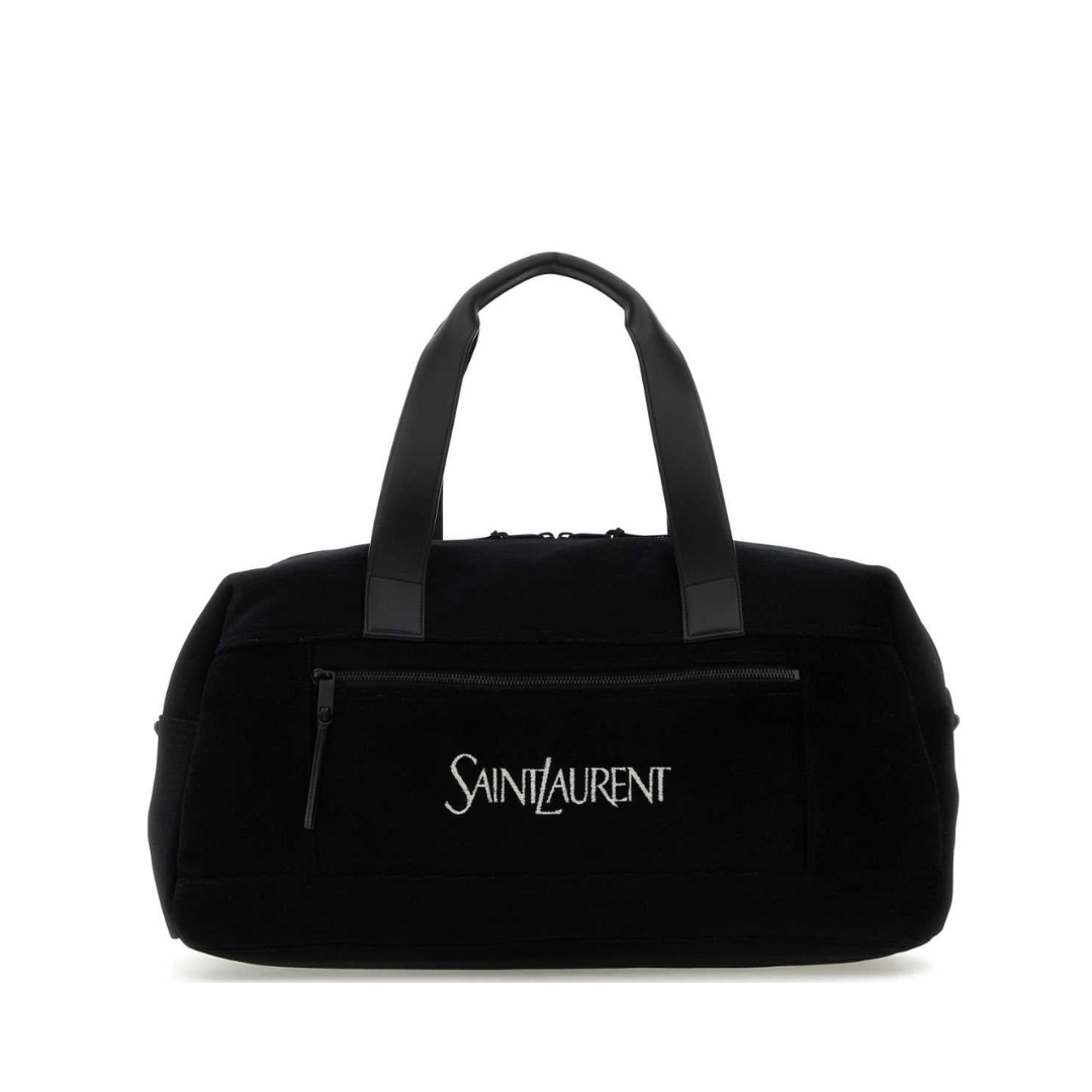 Logo Duffel Bag Black/White