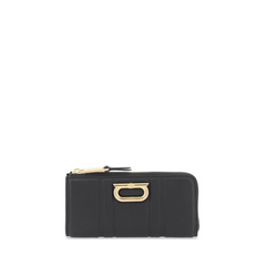 Gancio Padded Continental Wallet, Gold Hardware