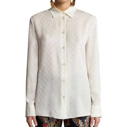 Silk Jacquard Shirt
