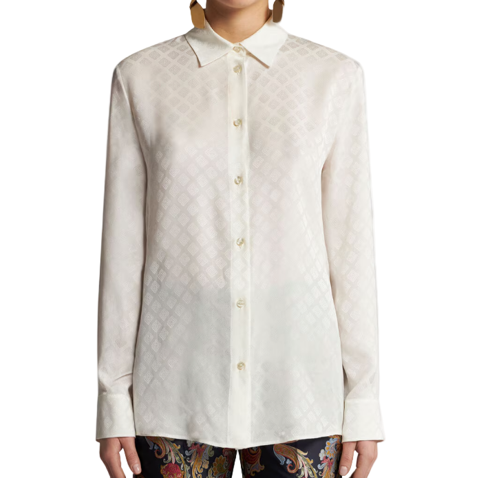 Silk Jacquard Shirt