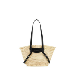 Small Voyou Basket Bag In Yellow