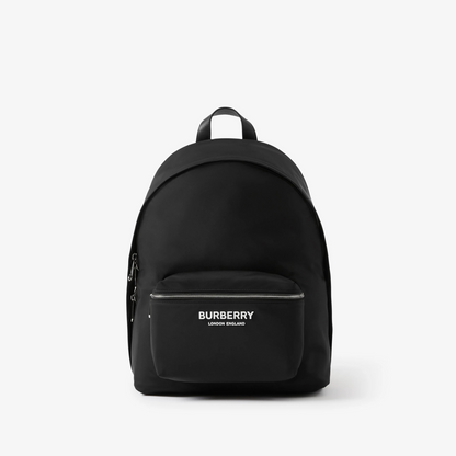 Black Nylon Backpack Bag