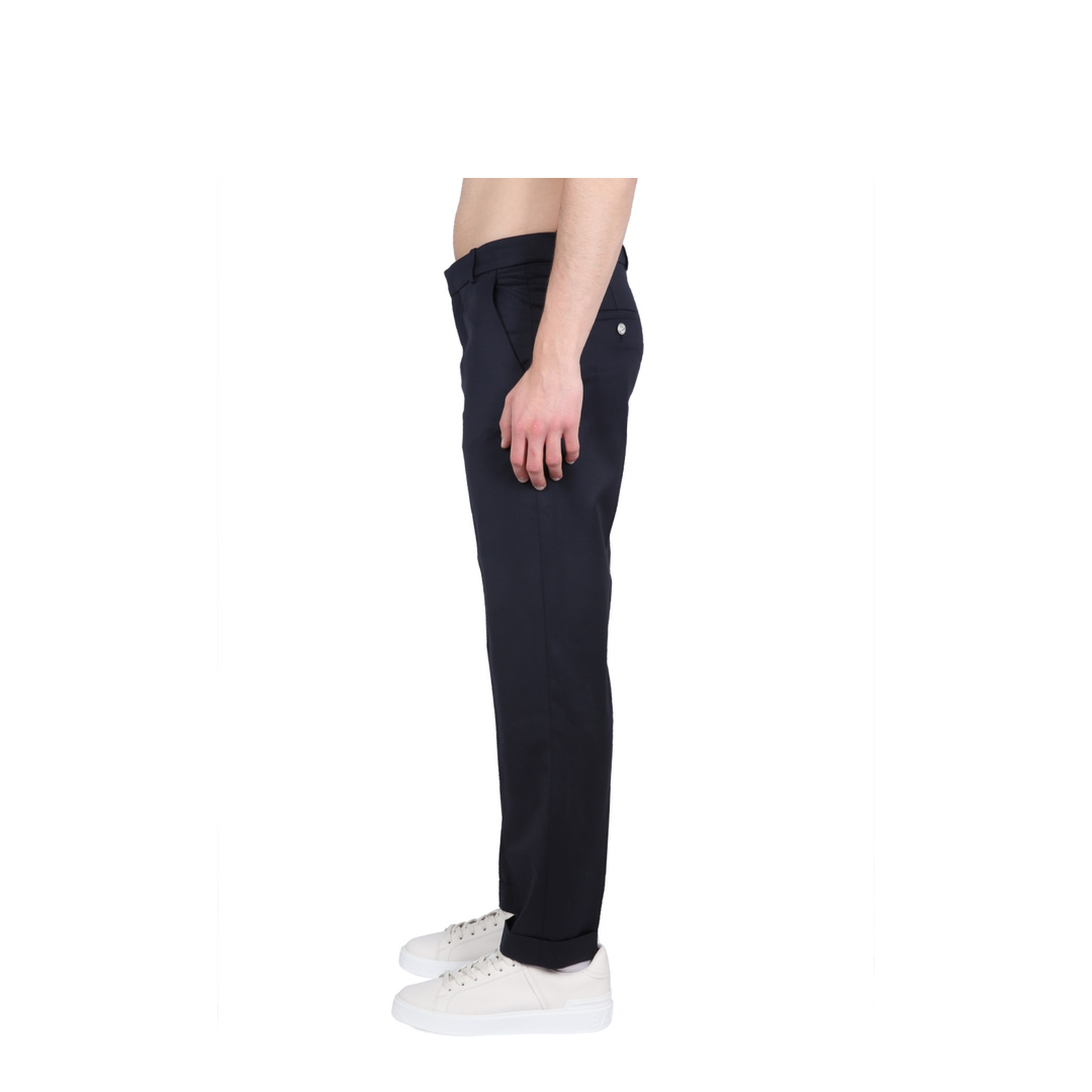 Pleated Wool Trousers