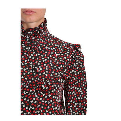 Stand Up Collar Blouse
