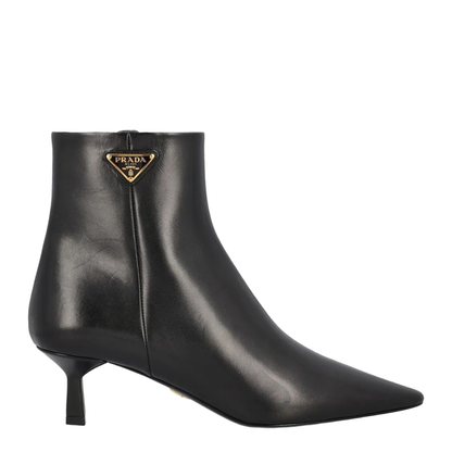MAYFEYR - Prada - Leather Pointed Ankle Boots - 1T217OF055070