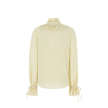 Cream Crepe Shirt